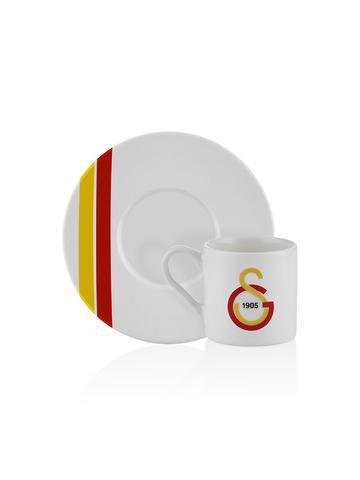 Galatasaray Lisanslı Çizgili 2`li Kahve Fincan Takımı N3475
