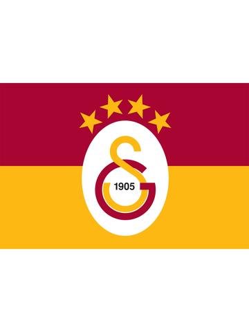 Galatasaray 4 Yıldızlı Klasik Elde Sallama Bayrak 100x150 U880142